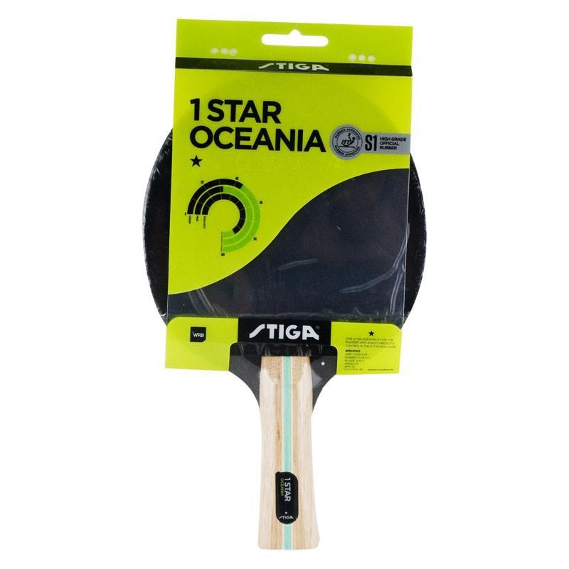 Ракетка для н/т Stiga Oceania 1*, арт.1211-3316-01, для любителей, накл. 1,8 мм ITTF, конич. ручка Ракетка для н/т Stiga Oceania 1*, арт.1211-3316-01, для любителей, накл. 1,8 мм ITTF, конич. ручка