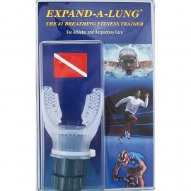 Дыхательный тренажер Expand-A-Lung, арт. 100442, двойн.действия, рег.нагрузка, силиконовая капа