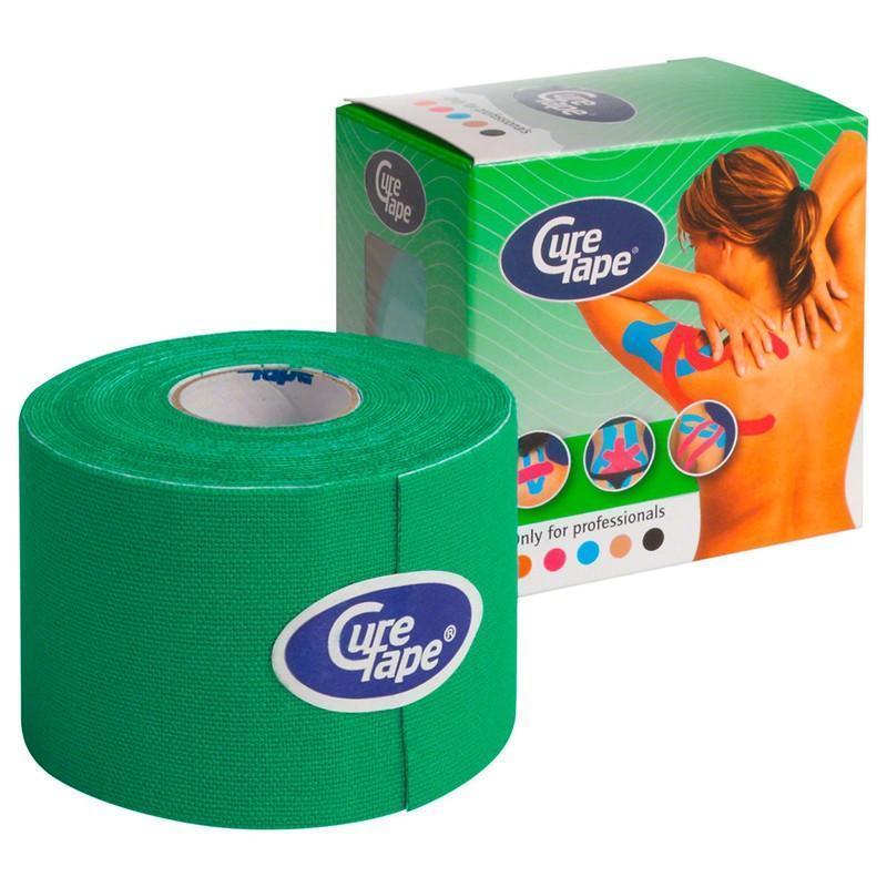 Тейп кинезиологический CureTape Green, 5 см x 5 м, арт. 161216, зеленый Тейп кинезиологический CureTape Green, 5 см x 5 м, арт. 161216, зеленый