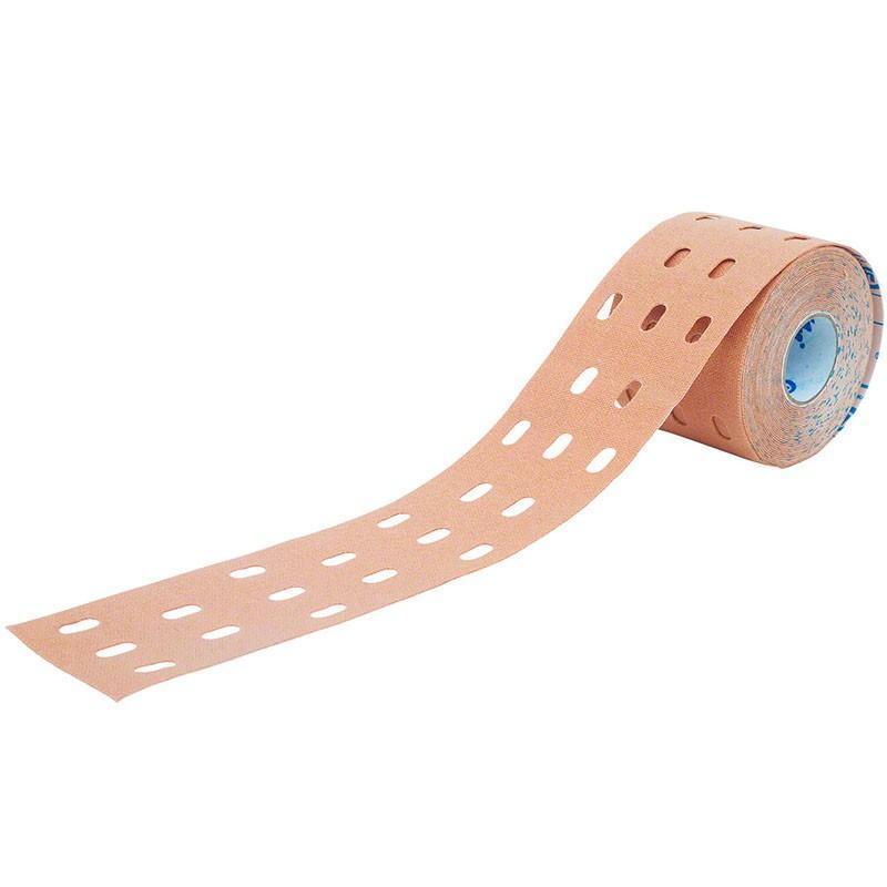 Тейп кинезиологический CureTape Punch Neutral, 5 см x 5 м, арт. 160622, перфорированный, телесный Тейп кинезиологический CureTape Punch Neutral, 5 см x 5 м, арт. 160622, перфорированный, телесный