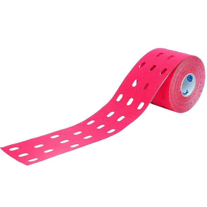 Тейп кинезиологический CureTape Punch Pink, 5 см x 5 м, арт. 160684, перфорированный, розовый Тейп кинезиологический CureTape Punch Pink, 5 см x 5 м, арт. 160684, перфорированный, розовый