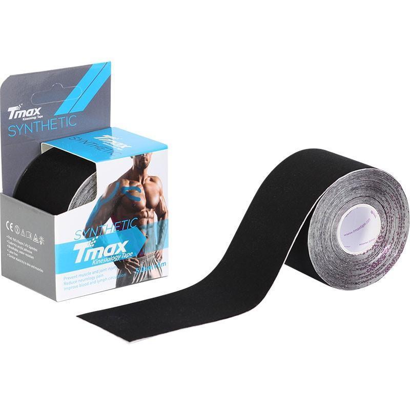 Тейп кинезиологический Tmax Synthetic Black (5 см x 5 м), арт. 423341, черный Тейп кинезиологический Tmax Synthetic Black (5 см x 5 м), арт. 423341, черный