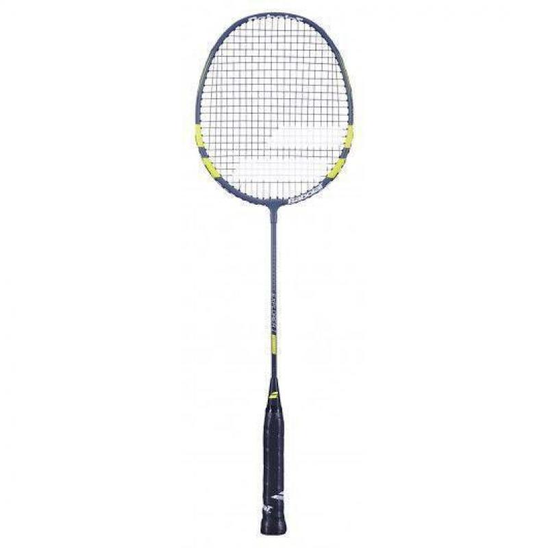 Ракетка бадм. Babolat Exploler I, арт.601298-113, для начинающ.,стал. стерж, алюм. обод, со струнами Ракетка бадм. Babolat Exploler I, арт.601298-113, для начинающ.,стал. стерж, алюм. обод, со струнами