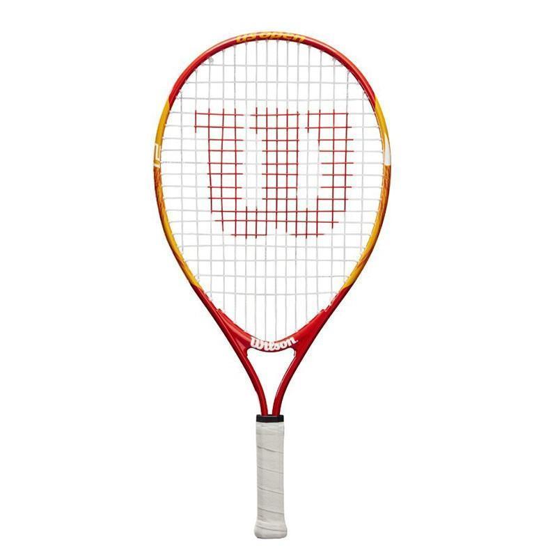 Ракетка б/т Wilson US OPEN 21, арт. WRT20310U,для детей 5-6 лет,алюминий,со струнами, оранжево-красн Ракетка б/т Wilson US OPEN 21, арт. WRT20310U,для детей 5-6 лет,алюминий,со струнами, оранжево-красн