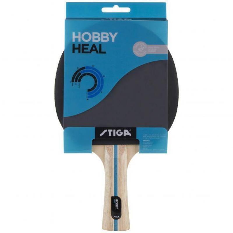Ракетка для н/т Stiga Hobby Heal, арт.1210-3116-01, для начин., накладка 1,5 мм ITTF, конич. ручка Ракетка для н/т Stiga Hobby Heal, арт.1210-3116-01, для начин., накладка 1,5 мм ITTF, конич. ручка