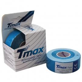 Тейп кинезиологический Tmax Extra Sticky Blue (2,5 см x 5 м), уп. 2 шт, арт. 423822, синий