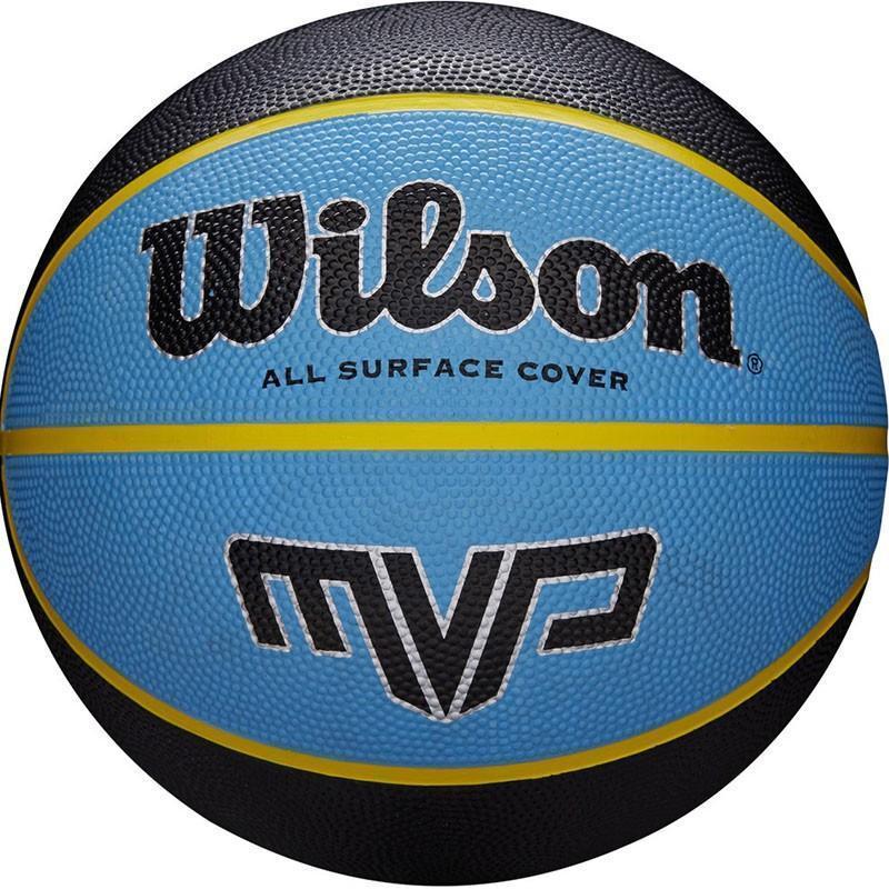 Мяч баск. WILSON MVP, арт.WTB9019XB07, р.7, резина, бутил.камера, сине-черный Мяч баск. WILSON MVP, арт.WTB9019XB07, р.7, резина, бутил.камера, сине-черный