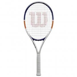 Ракетка б/т Wilson Roland Garros Elite 21, арт. WR029610H, для дет.5-6лет,алюм.,со струн, сине-оранж