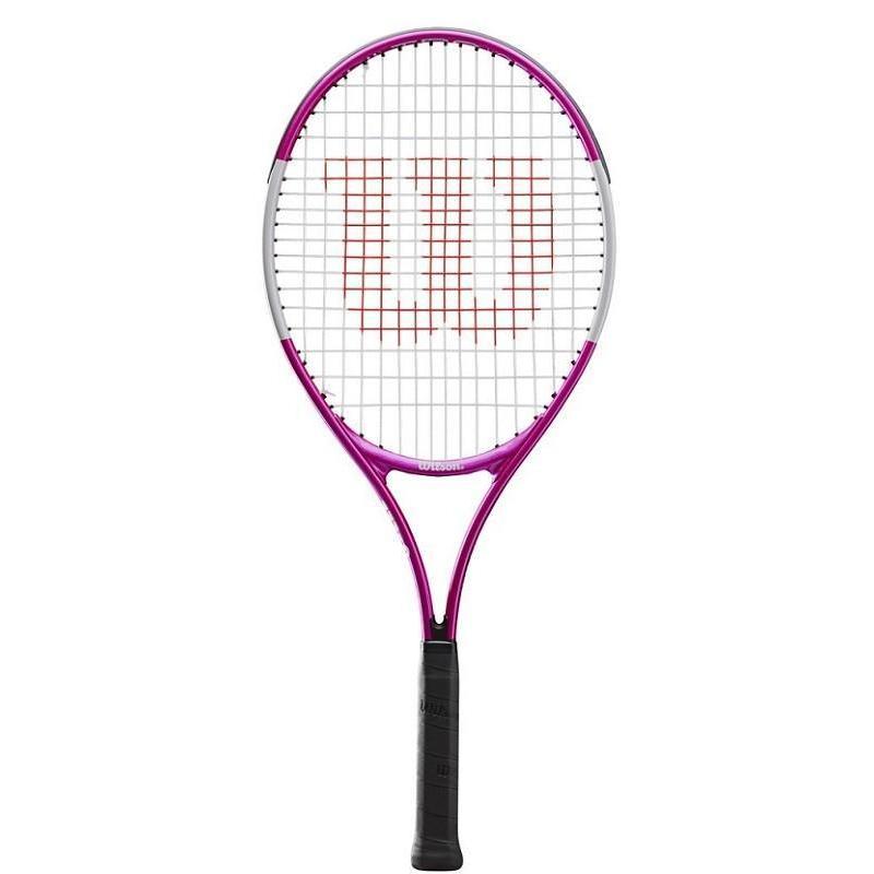 Ракетка б/т Wilson Ultra Pink21 GR00000, арт.WR028010U,для дет. 5-6лет, алюминий, со струн., роз-бел Ракетка б/т Wilson Ultra Pink21 GR00000, арт.WR028010U,для дет. 5-6лет, алюминий, со струн., роз-бел