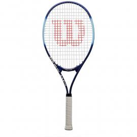 Ракетка б/т Wilson Tour Slam Lite Gr2, арт.WRT30210U2,для любит, алюминий, со струнами, сине-голубая Ракетка б/т Wilson Tour Slam Lite Gr2, арт.WRT30210U2,для любит, алюминий, со струнами, сине-голубая
