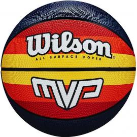 Мяч баск. WILSON MVP Retro, арт.WTB9016XB07, р.7, резина, бутил.камера, красно-желто-черный