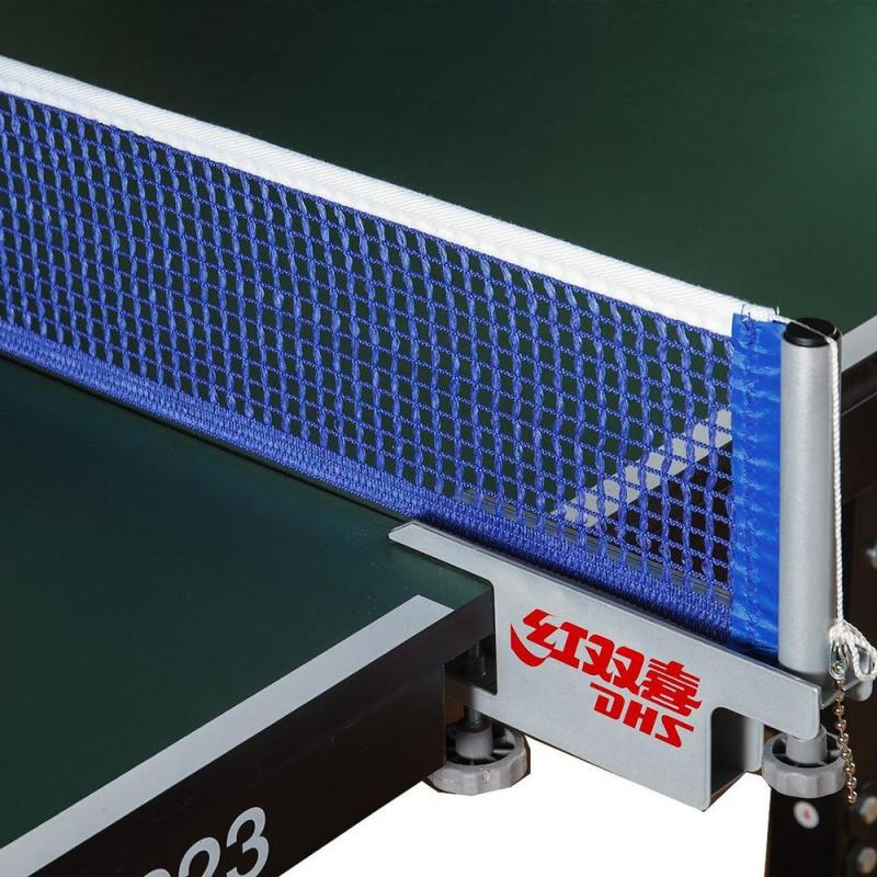 Сетка для наст. тенниса DHS P118 ITTF, в компл.с мет.стойками, ITTF Ap,измерит.высоты, хлопок,черная Сетка для наст. тенниса DHS P118 ITTF, в компл.с мет.стойками, ITTF Ap,измерит.высоты, хлопок,черная