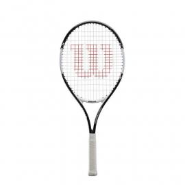 Ракетка б/т Wilson Roger Federer 26 Gr0,арт.WR028210U, для детей 11лет, алюм.,со струн,черно-белый