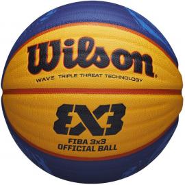Мяч баск. WILSON FIBA3x3 Official limited, арт.WTB0533XB2020, р.6, PU, бутил. камера, сине-желтый Мяч баск. WILSON FIBA3x3 Official limited, арт.WTB0533XB2020, р.6, PU, бутил. камера, сине-желтый