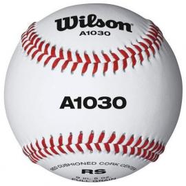 Мяч для бейсбола Wilson Championship, арт.WTA1030B, нат.кожа, пробк.сердцевина, белый