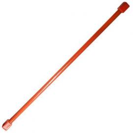 Гимнастическая палка (бодибар), арт.MR-B04, вес 4кг,  дл. 120 см,  стальная труба, красный